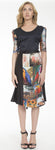 Print Wrap-Around Skirt